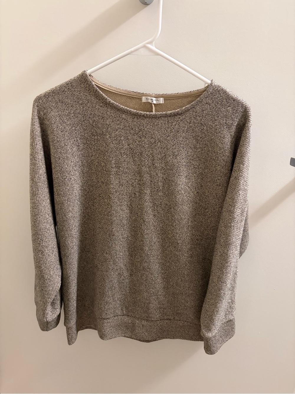 Cozy Grey Knit Women's Sweater